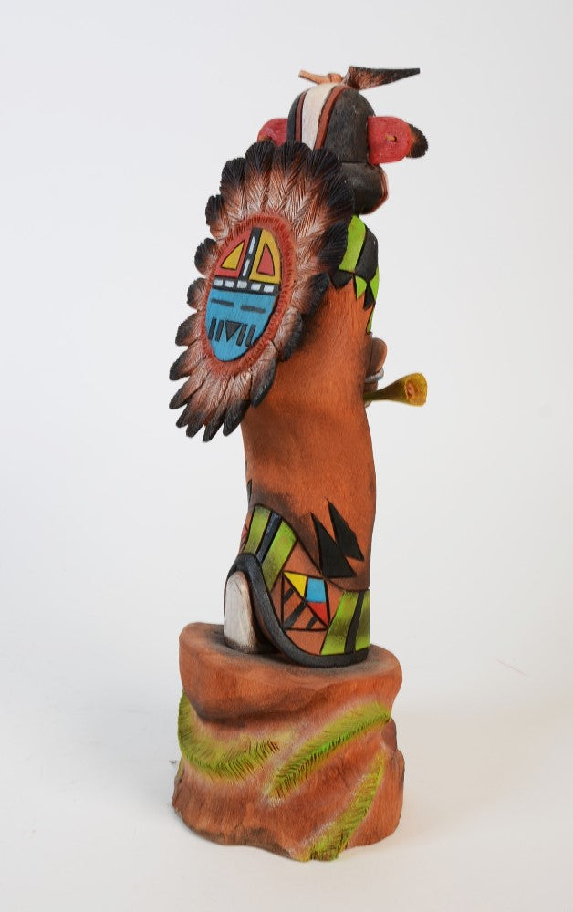 Hopi Kachina Kokopelli Sun Doll By John Poleahla Jr.