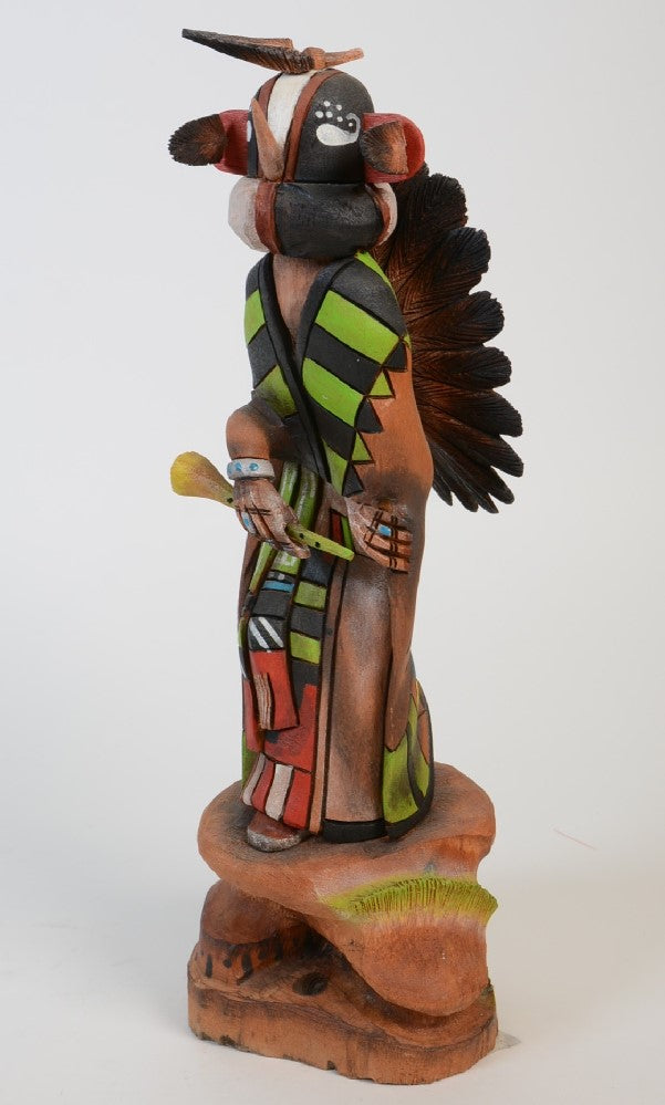 Hopi Kachina Kokopelli Sun Doll By John Poleahla Jr.