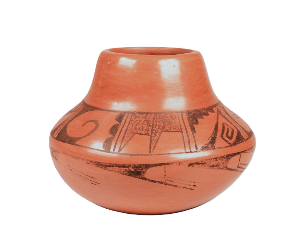 Hopi Pueblo Black on Red Pottery By Irma David