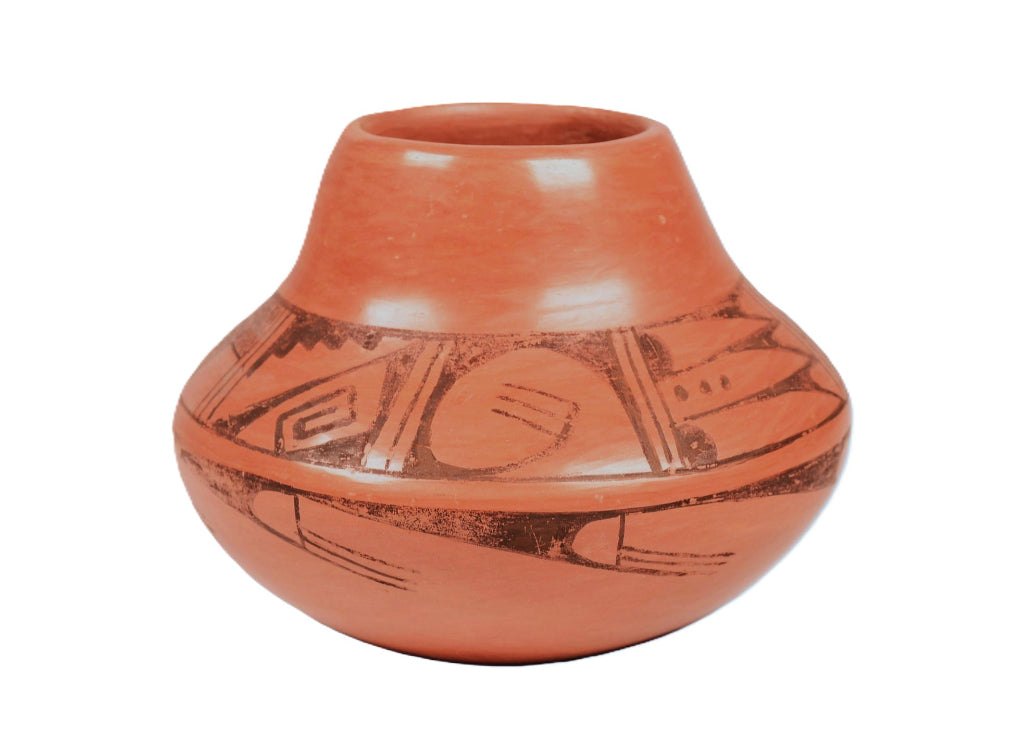 Hopi Pueblo Black on Red Pottery By Irma David