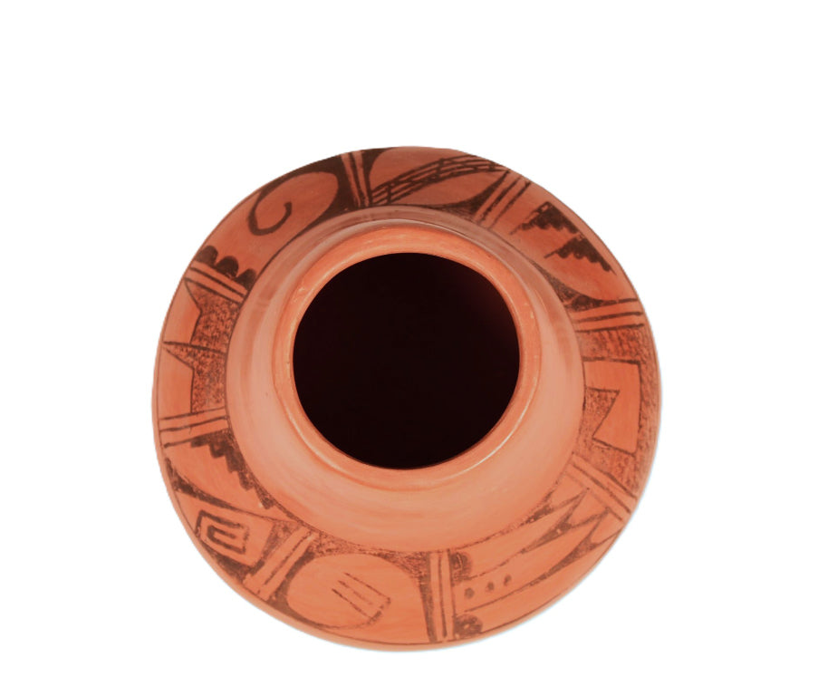Hopi Pueblo Black on Red Pottery By Irma David