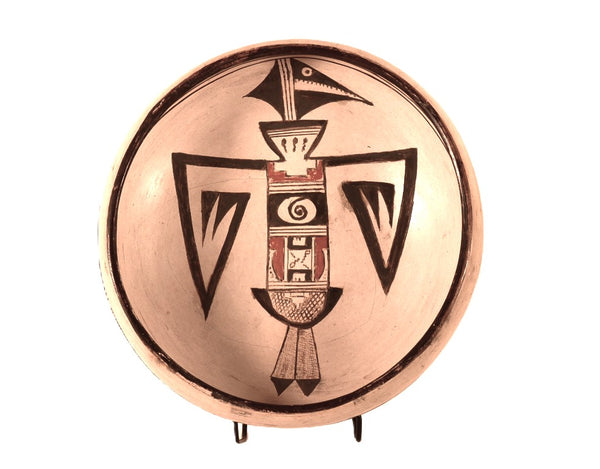 Hopi Pueblo Pottery Bowl By Lena Chio Charlie