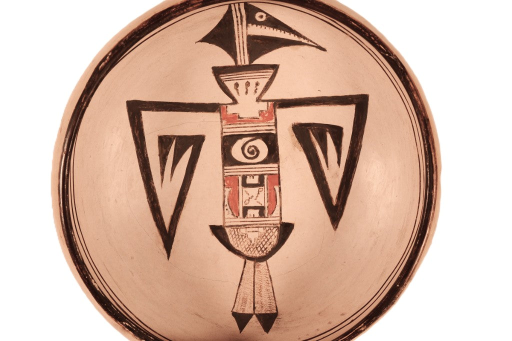 Hopi Pueblo Pottery Bowl By Lena Chio Charlie