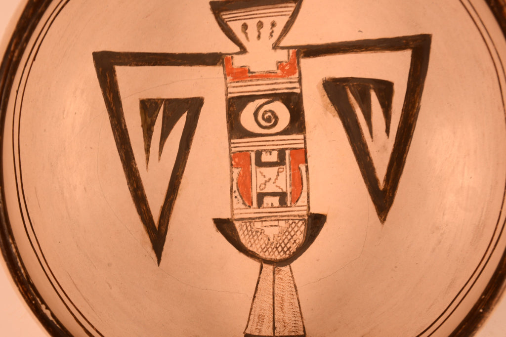 Hopi Pueblo Pottery Bowl By Lena Chio Charlie