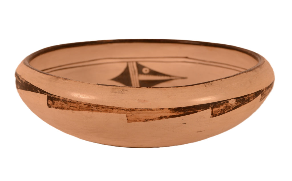 Hopi Pueblo Pottery Bowl By Lena Chio Charlie