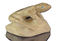Zuni Lizard Fetish on Rock by Maxx Laate