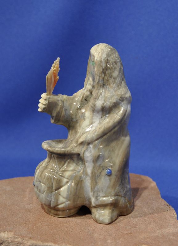 Zuni Fetish by Albert Eustice: Serpentine Priestess