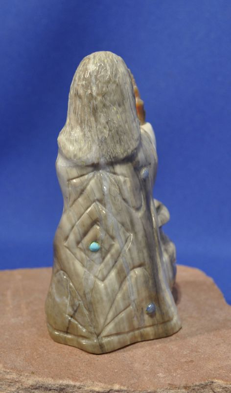 Zuni Fetish by Albert Eustice: Serpentine Priestess