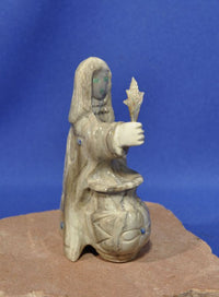 Zuni Fetish by Albert Eustice: Serpentine Priestess