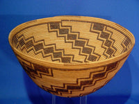 Panamint Indian Basket Bowl, Stair Step motif