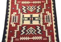 Southwest Area Rug 4.5' x 7' Red Storm