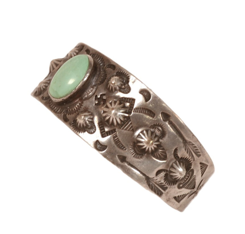 Navajo Sterling Silver and Turquoise Bracelet