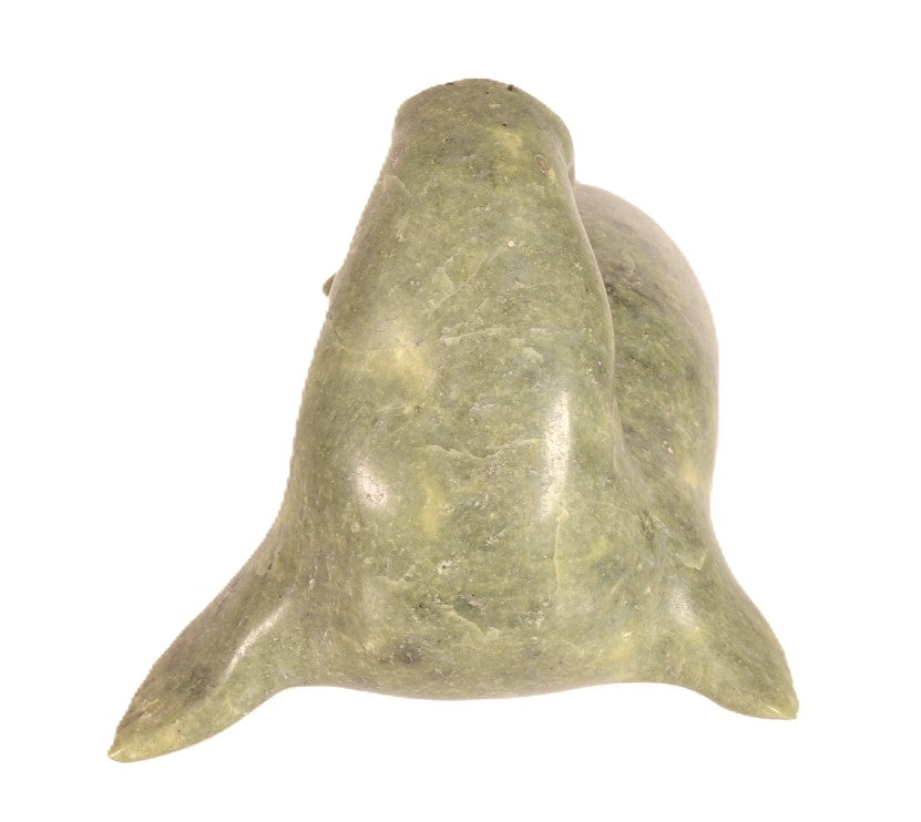 Inuit Carved Walrus Statue