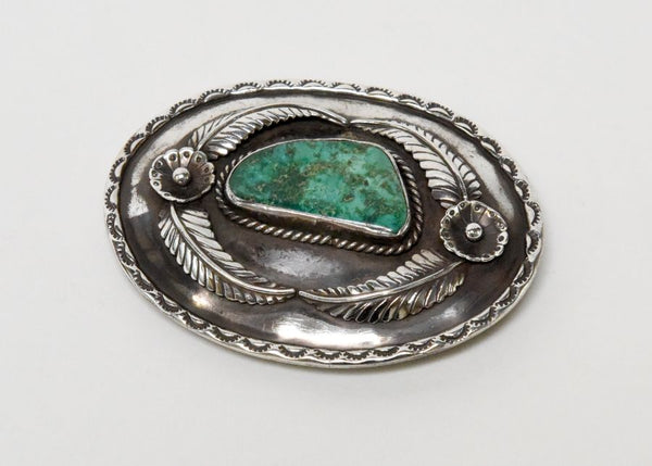 Navajo Natural Nevada Turquoise Setting Buckle