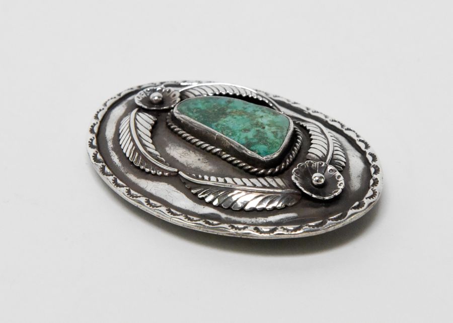 Navajo Natural Nevada Turquoise Setting Buckle