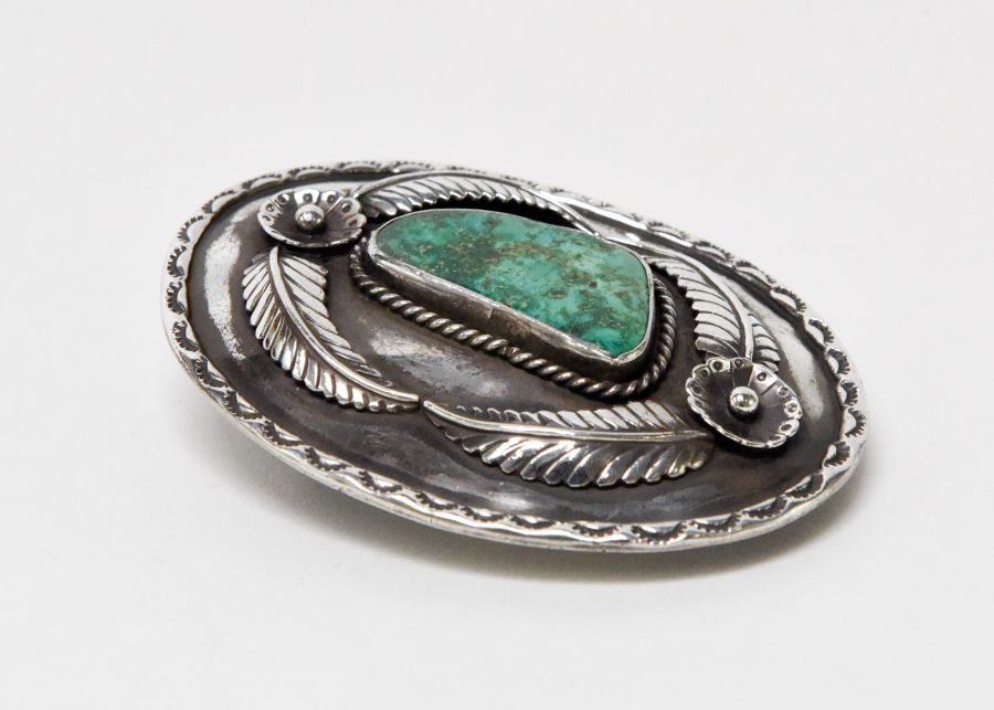 Navajo Natural Nevada Turquoise Setting Buckle