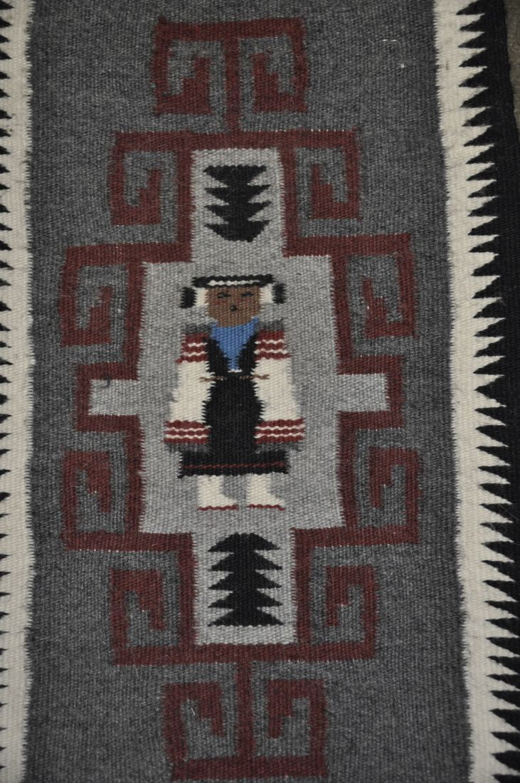 151223-05 Fine Navajo Pictorial Rug