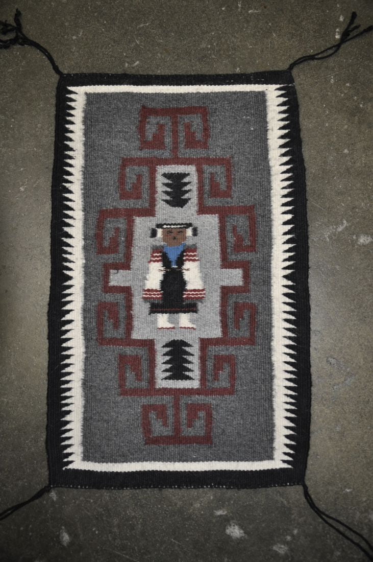 151223-05 Fine Navajo Pictorial Rug