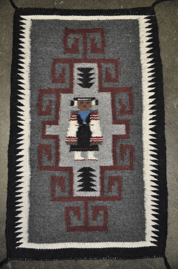 151223-05 Fine Navajo Pictorial Rug