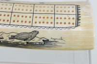 Eskimo Ivory Cribbage Board