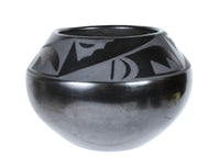 San Ildefonso Pueblo Black on Black Pottery By Marie + Santana