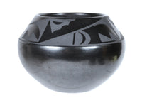 San Ildefonso Pueblo Black on Black Pottery By Marie + Santana