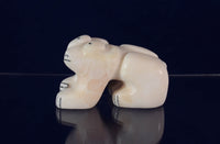 Zuni Alabaster Bear Fetish Carving by Rickson Kallestewa