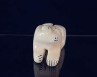 Zuni Alabaster Bear Fetish Carving by Rickson Kallestewa