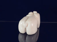 Zuni Alabaster Bear Fetish Carving by Rickson Kallestewa