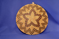 Hopi coiled star basket