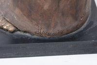 Mixed Media Tall Figure with Bronze and Cloth By Marcia