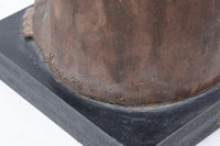 Mixed Media Tall Figure with Bronze and Cloth By Marcia
