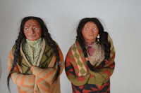 Pair of  Large 20" Skookum Dolls