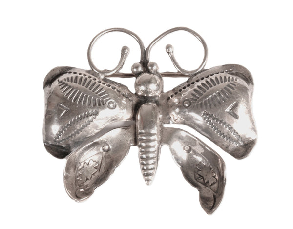 Navajo Sterling Silver Butterfly Pin/Brooch