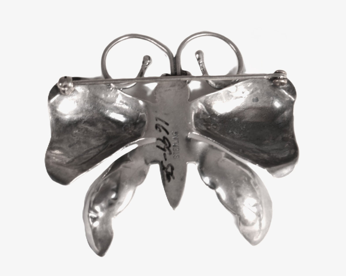 Navajo Sterling Silver Butterfly Pin/Brooch