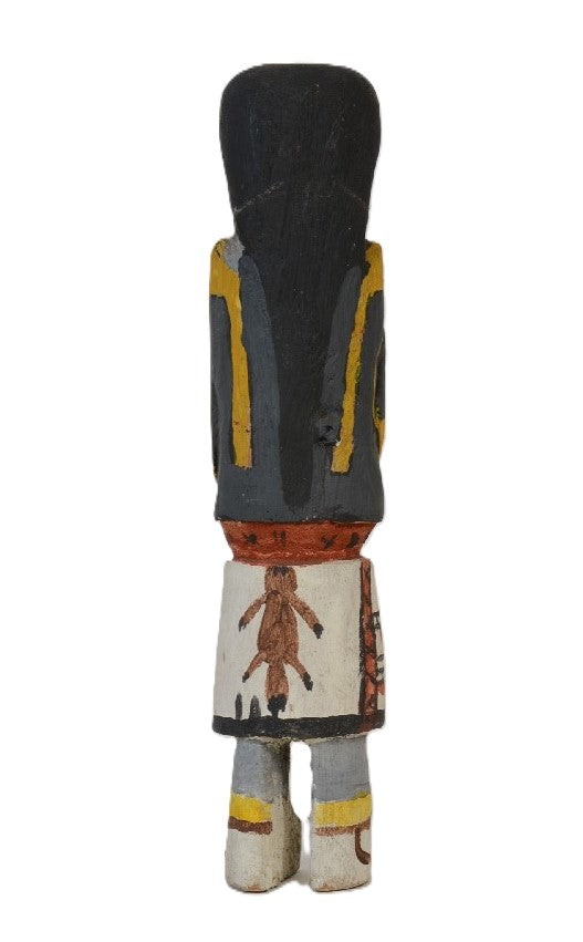 Vintage Hopi Pueblo Long Hair Bearded Kachina Doll