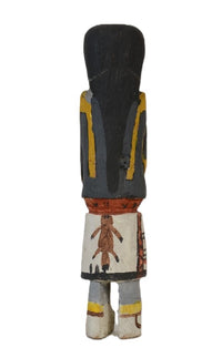 Vintage Hopi Pueblo Long Hair Bearded Kachina Doll