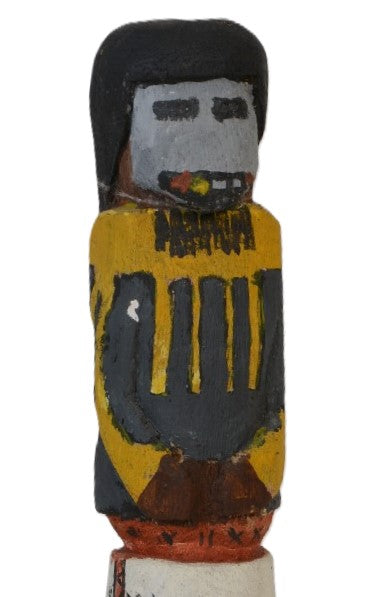Vintage Hopi Pueblo Long Hair Bearded Kachina Doll