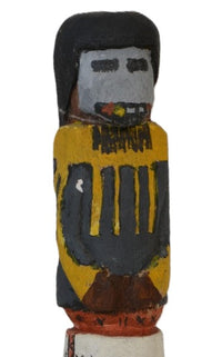 Vintage Hopi Pueblo Long Hair Bearded Kachina Doll
