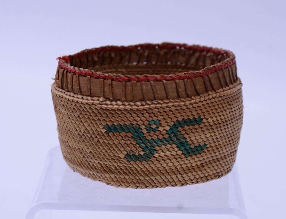 Antique Makah Basket - No lid