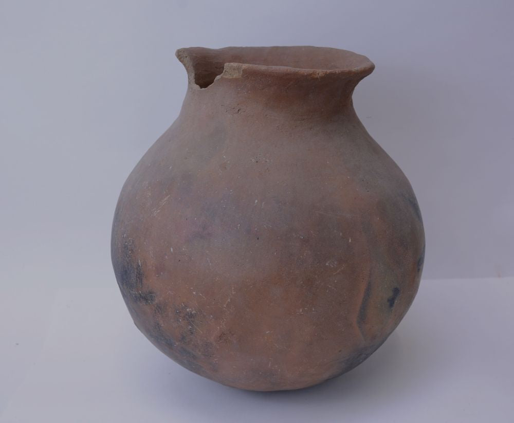 Large Southern California Pottery Olla with rim damage