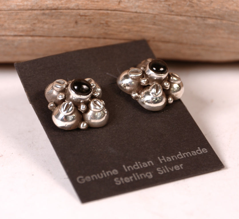 Taxco Mexican Silver Earrings