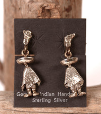 Taxco Mexican Silver Earrings