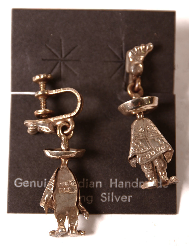 Taxco Mexican Silver Earrings