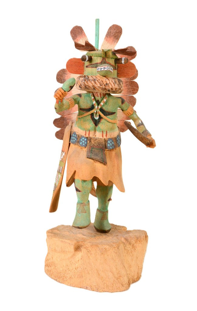 Hopi Kachina Blue A'hote Doll By Coolidge Roy Jr.