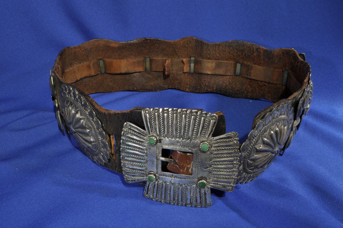 John Hubbell's Navajo Pawn Concho Belt