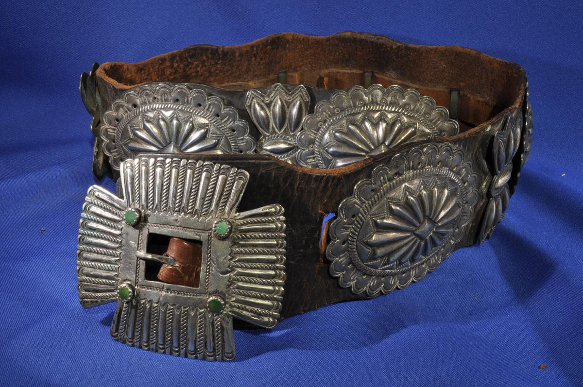John Hubbell's Navajo Pawn Concho Belt