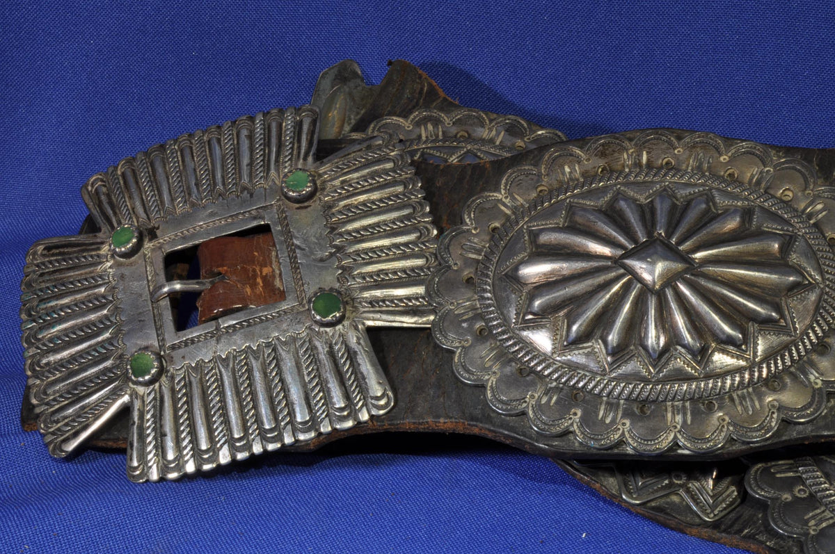John Hubbell's Navajo Pawn Concho Belt