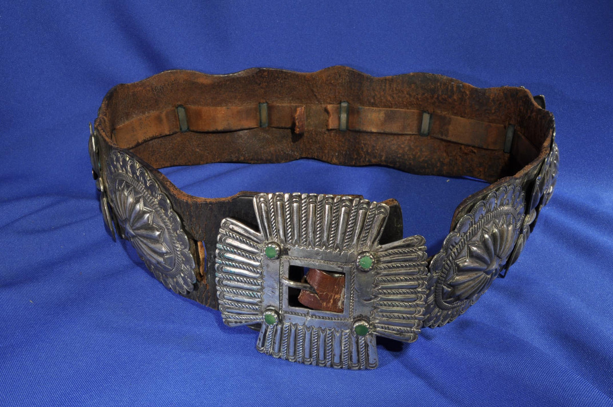John Hubbell's Navajo Pawn Concho Belt