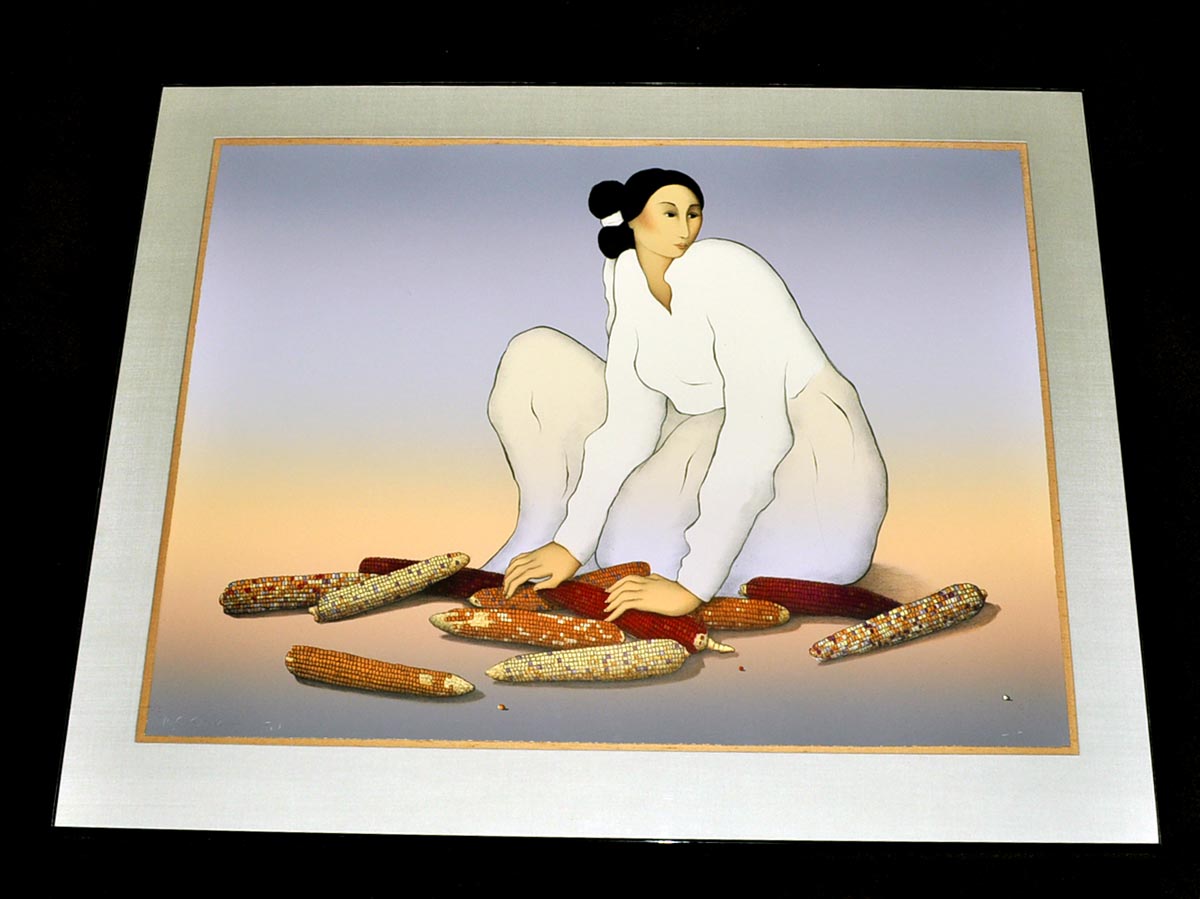 RC Gorman "Blue Corn"�� 1984 Lithograph